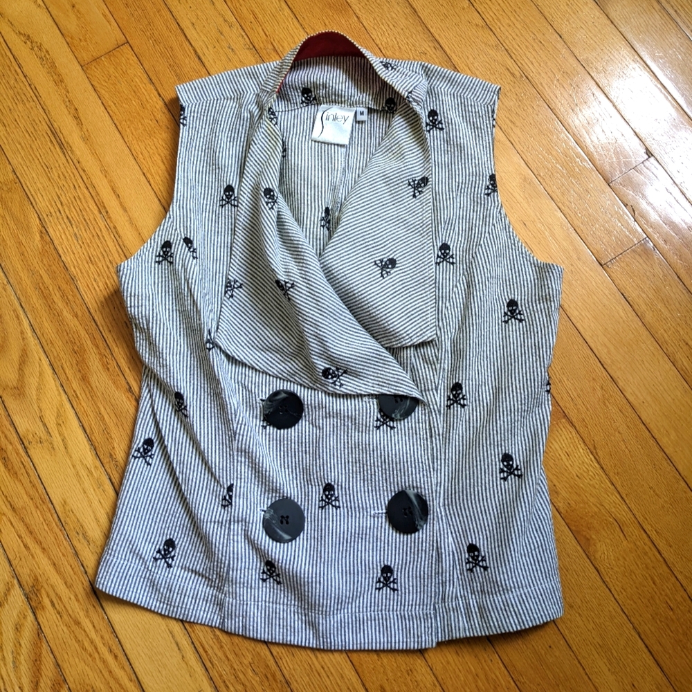 Searsucker Vest Top